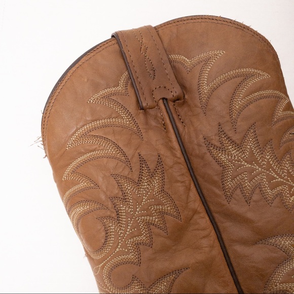 TONY LAMA Men’s Stallion 7901 Cowboy Boots Brown Size 11.5 - Picture 6 of 15